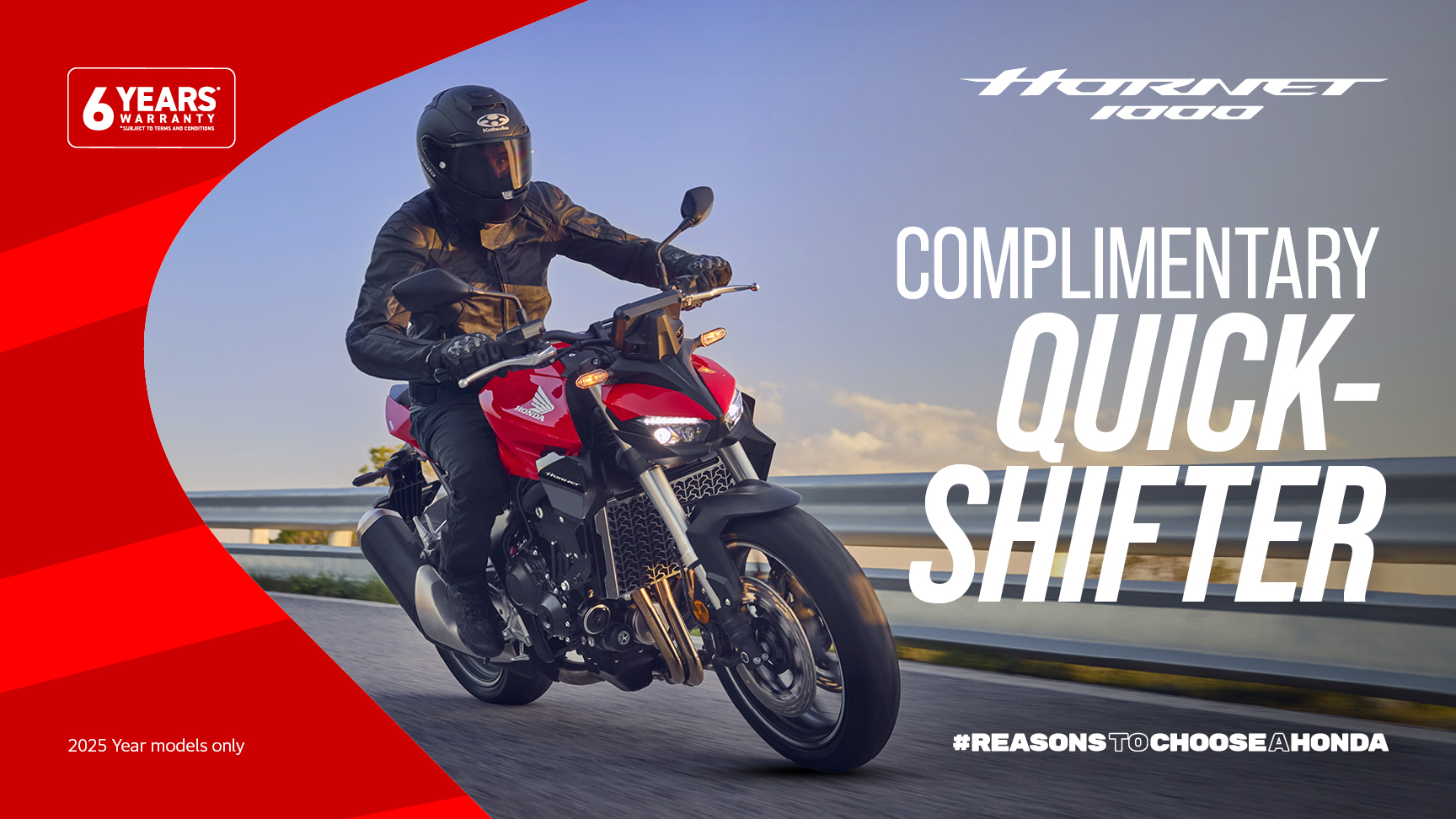 CB1000 HORNET Special Offer - Complimentary Quickshifter